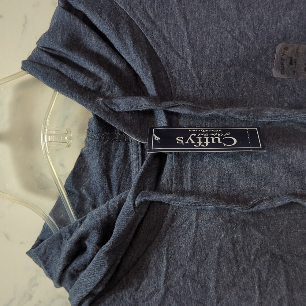 Cape Cod Navy Long Sleeve Women's Top - Picture 11 of 12